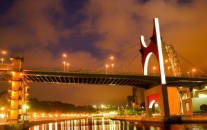 El viejo/nuevo Puente de la Salve en Bilbao. Foto: Jesús Municio/Panoramio