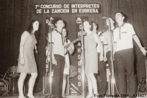 Primer concurso de la canción en euskera, Radio Juventud de Eibar, 25 Junio 1968