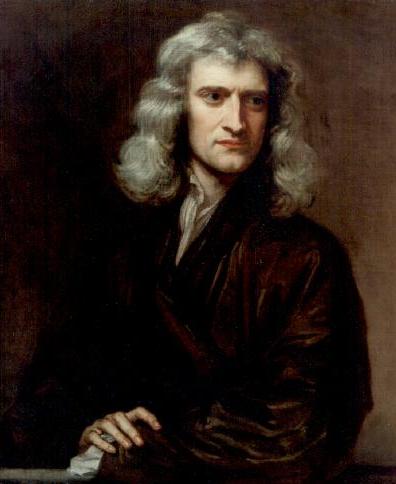 Isaac Newton en 1689 por Godfrey Kneller