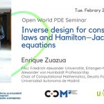 Open World PDE Seminar: Inverse design for conservation laws and Hamilton–Jacobi equations