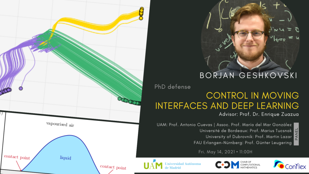 Borjan Geshkovski -PhD Thesis defense: “Control in Moving Interfaces and Deep Learning”
