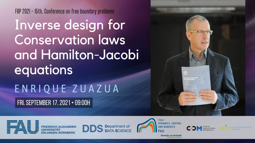 FBP2021 | Inverse design for Conservation laws and Hamilton-Jacobi equations by E. Zuazua