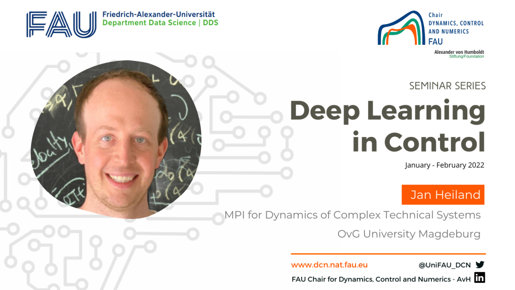 Seminar Series: Deep Learning in Control
