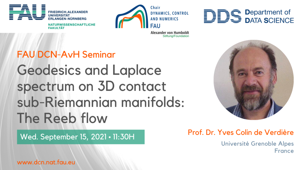 Geodesics and Laplace spectrum on 3D contact sub-Riemannian manifolds:  the Reeb flow