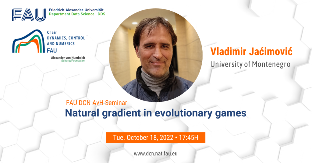 FAU DCN-AvH Seminar: Natural gradient in evolutionary games