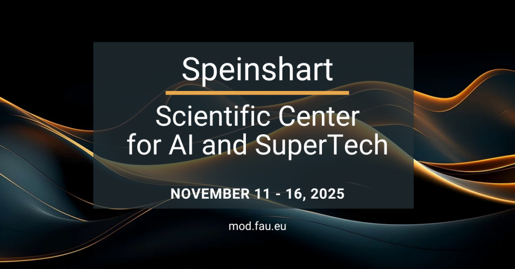 A workshop in Speinshart: Scientific center for AI and SuperTech