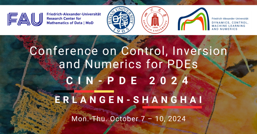 CIN-PDE 2024 Conference on Control, Inversion and Numerics for PDEs