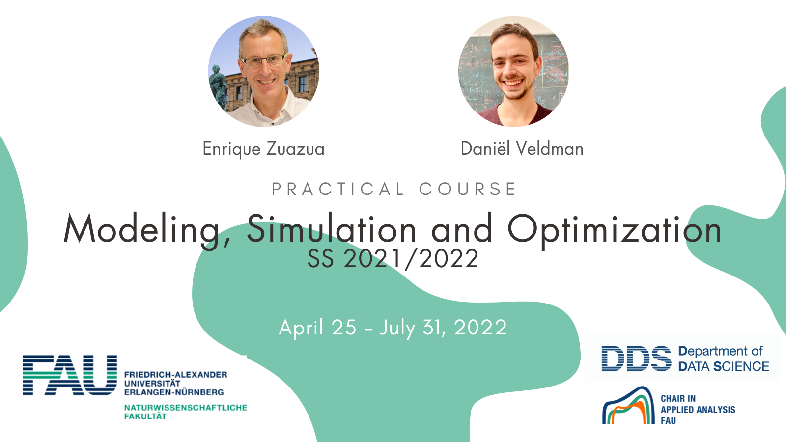 Practical course: Modeling, Simulation and Optimization