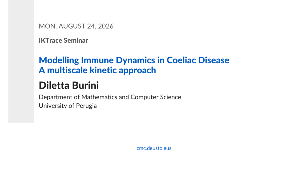 IKTrace Seminar: Modelling Immune Dynamics in Coeliac Disease: A multiscale kinetic approach