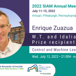 Enrique Zuazua: 2022 W.T. and Idalia Reid Prize by SIAM