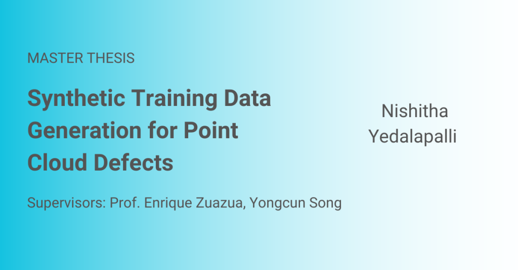 Synthetic Training Data Generation for Point Cloud Defects