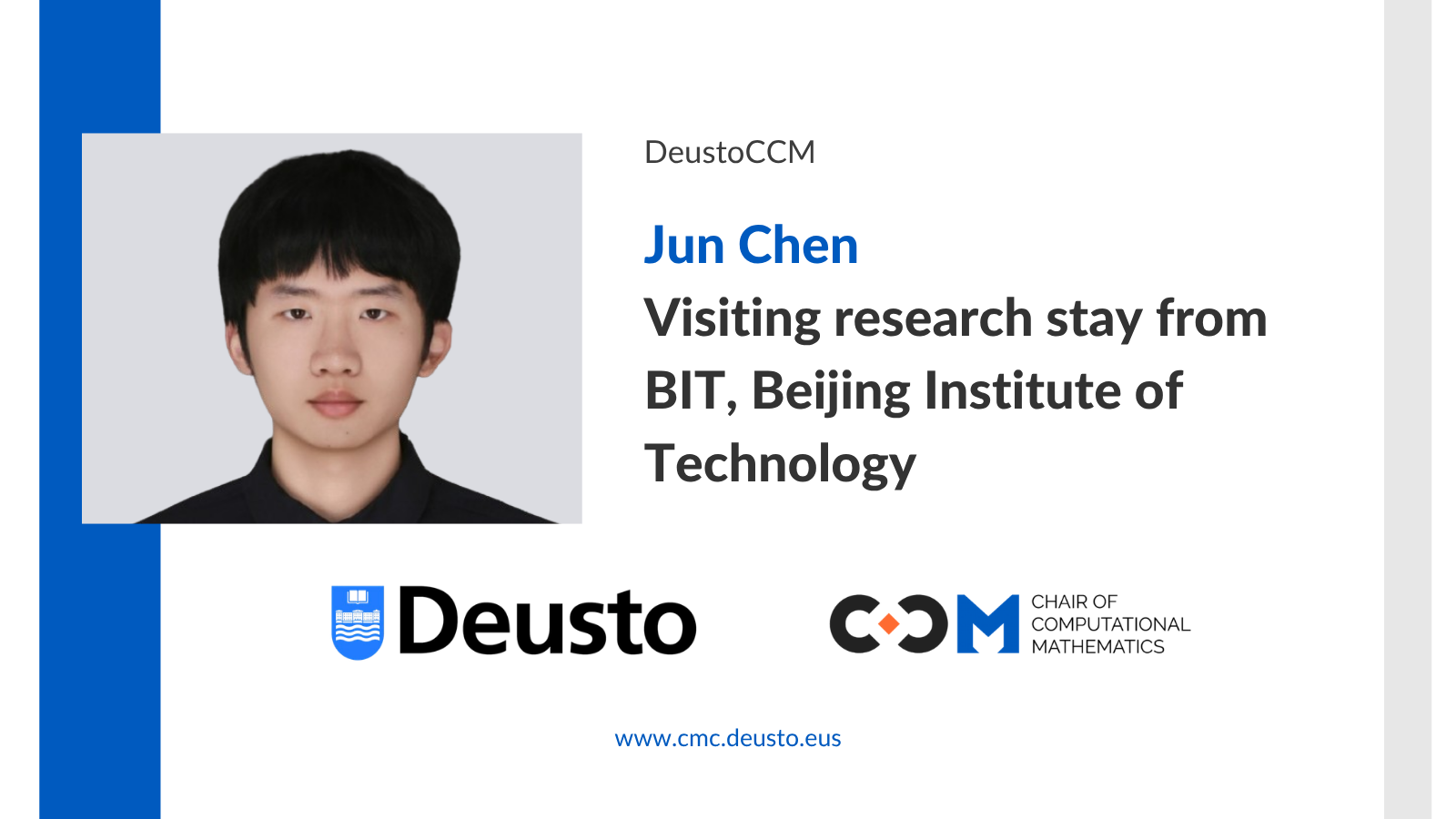 Visiting research stay from  BIT, Beijing Institute of Technology