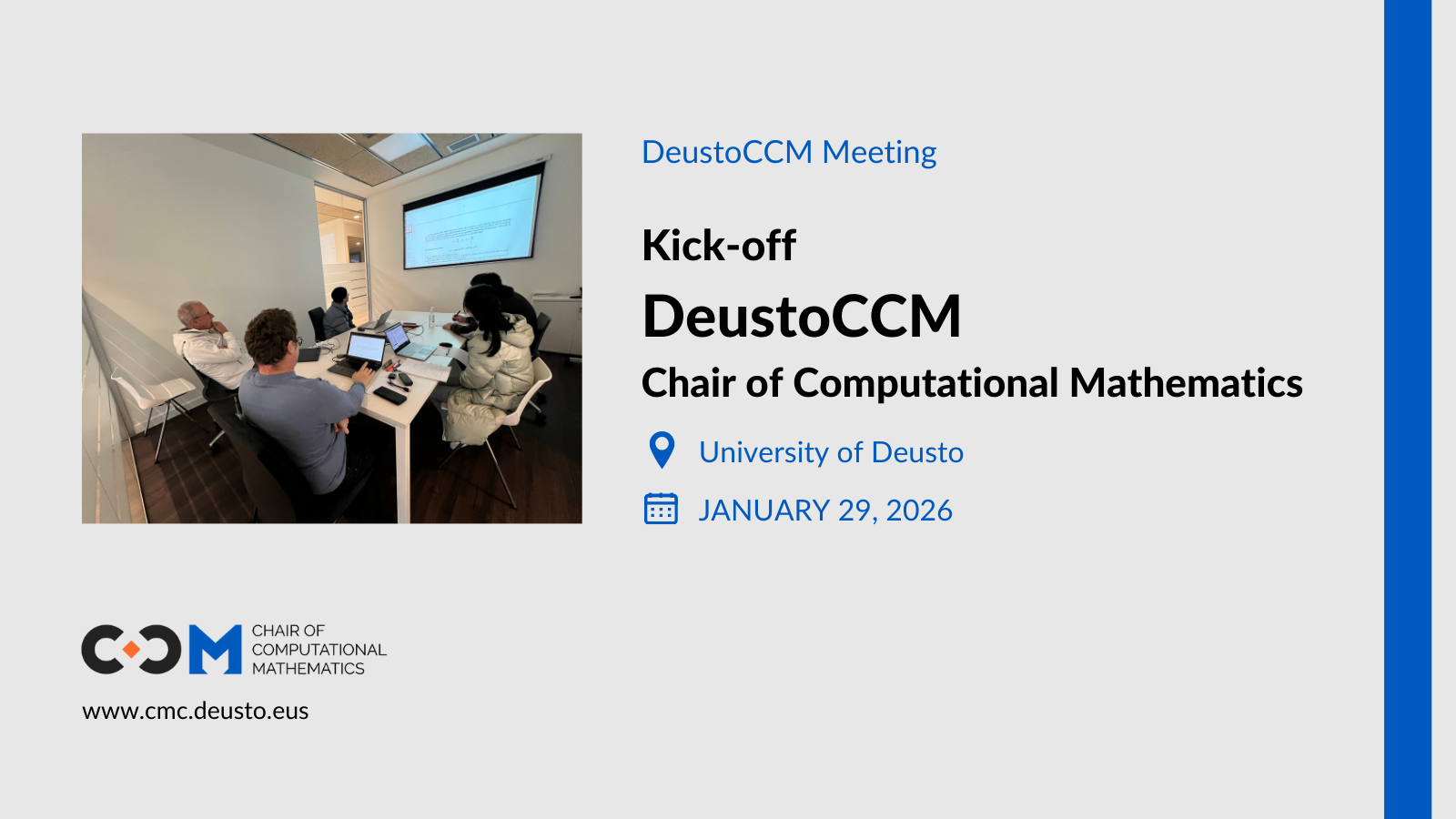 Kick-off meeting DeustoCCM (January, 2026)