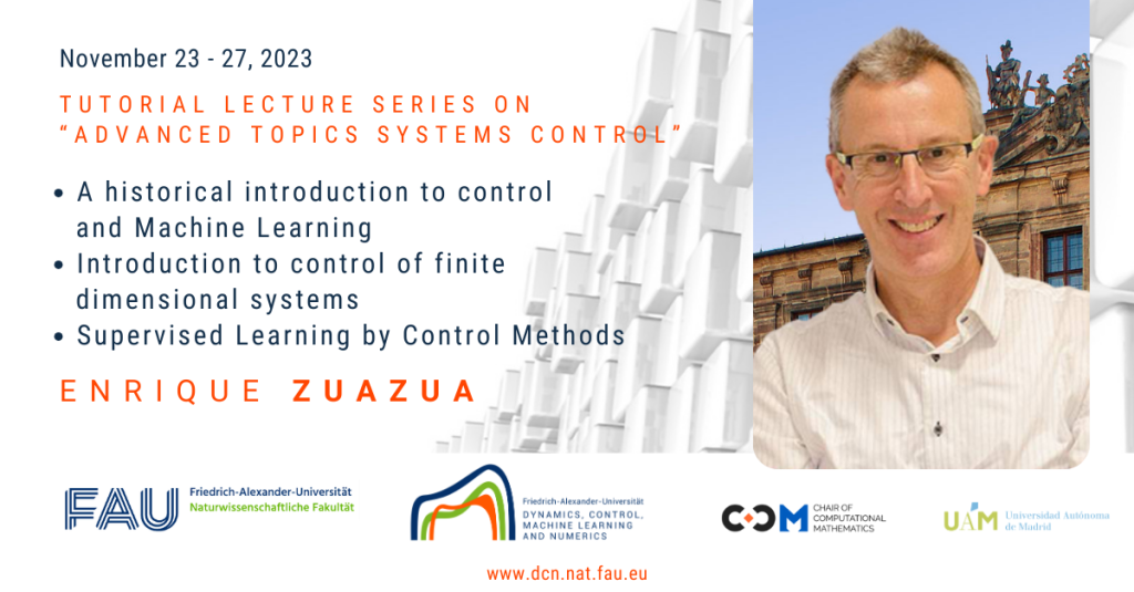Tutorial lecture series on “Advanced Topics Systems Control”